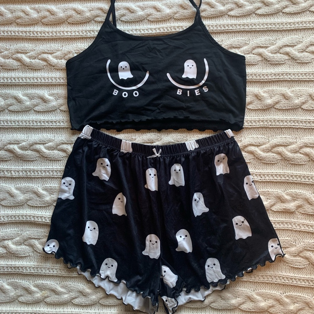Shein Curve Boo Bies PJ Set